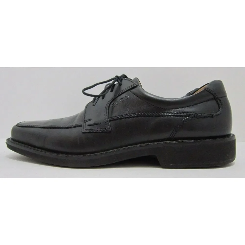 ECCO Seattle Black Leather Dress Oxfords Size 11 M